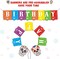 Day of the Dead Happy Birthday Banner Día de los Muertos Papel Picado(Multicolor)